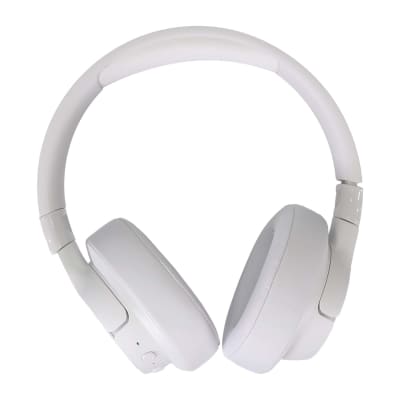 JBL Tune 760NC Noise-Canceling Wireless Over-Ear Headphones (White) + JBL Go 2 Wireless Waterproof Speaker Cyan image 3