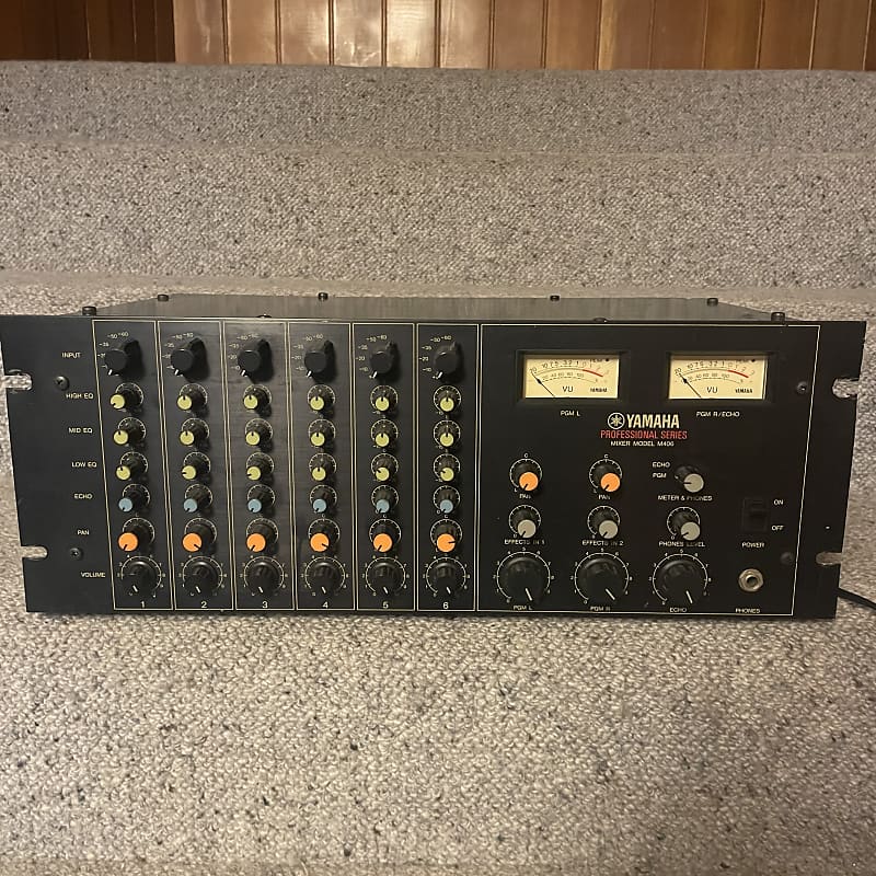 Yamaha M406 Professional Series 6-Channel Rackmount Mixer
