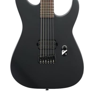 ESP LTD M-HT Black Metal Series Electric Guitar Black Satin image 3
