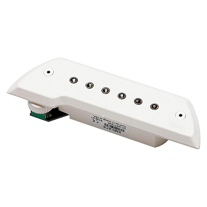 EMG ACS Acoustic Guitar Pickup in White image 1