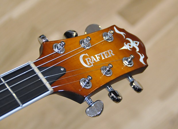 Crafter SAT-TMVS Slim Arch Electro-Acoustic Hybrid Guitar