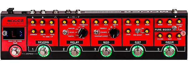 Mooer Red Truck Combined Effects Pedal image 2