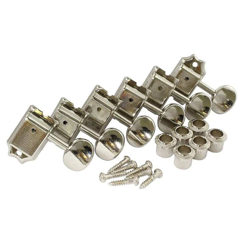 GOTOH SD91 guitar tuning machines with slotted posts 6-inline Nickel