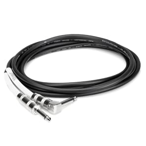 Hosa GTR-205R Guitar Instrument Bass Cable 1/4" Straight to Right-Angle 5ft image 2