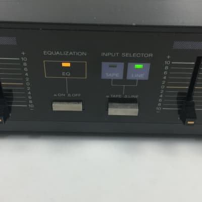 Sony  Seq-120 Black Graphic Analog Equalizer - Tested Works image 6
