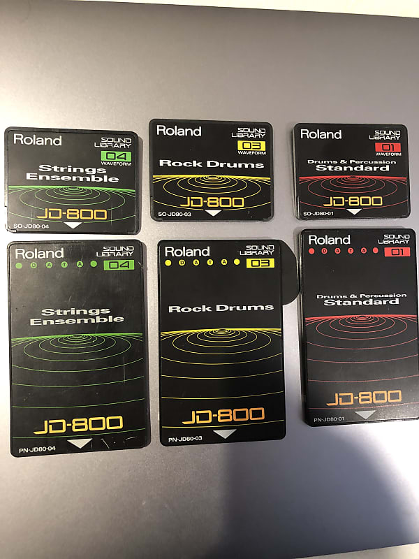 Roland JD-800 cards image 1