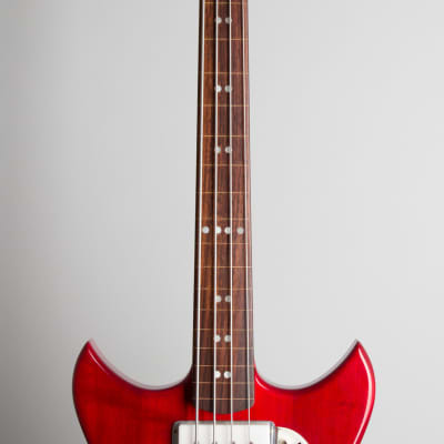 Micro-Frets  Signature Fretless Electric Bass Guitar (1973), original black tolex hard shell case. image 8