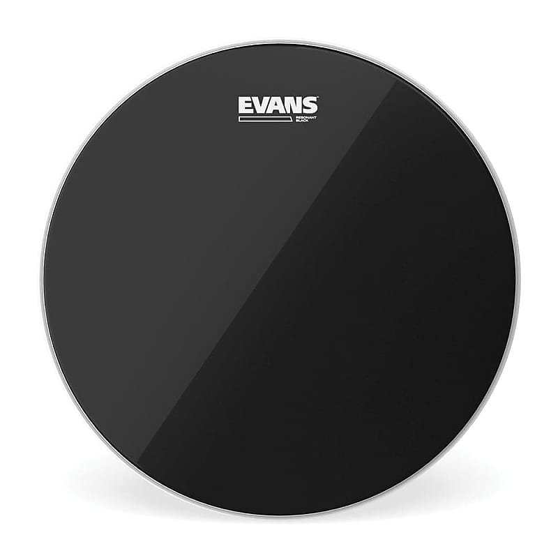 Evans Resonant Black Drum Head, 13" image 1
