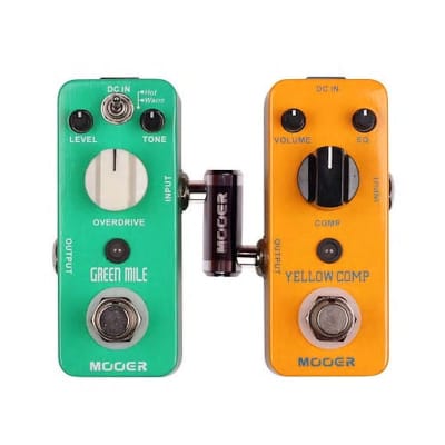 MOOER Offset crank 1/4 TS male ONE guitar effect pedal coupler Z plug connectors Ships Free image 2