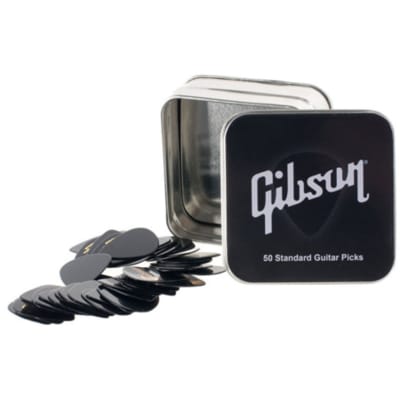 Gibson Pick Tin 50 Pack - Heavy image 2