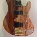 Cort Jeff Berlin Rithimic Spalted Maple/Padouk Top 4-String Bass Natural