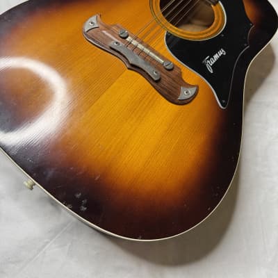 Framus Texan 5/296 12 String Acoustic Guitar 1960s - Sunburst image 2