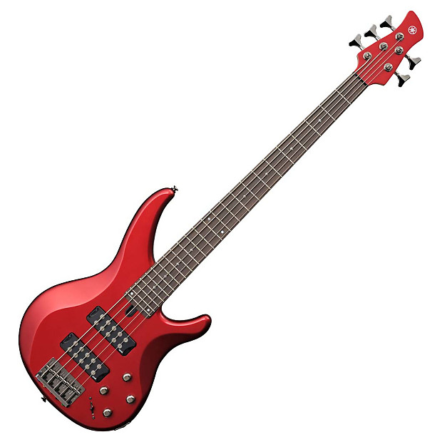 Yamaha TRBX305 5-String Bass Candy Apple Red w/ Rosewood  Fretboard image 2