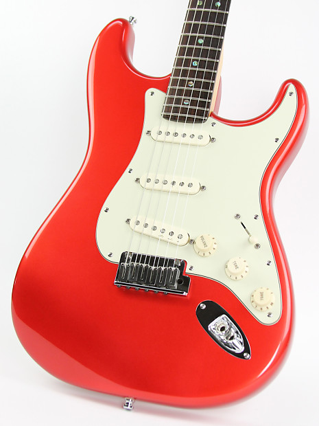 Fender American Deluxe Stratocaster 2012 Candy Tangerine image 1