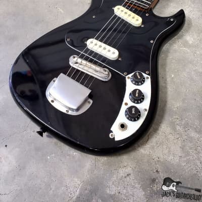CMI / Cort "H-804" Slammer MIJ/MIK Electric Guitar (1970s, Black) image 11