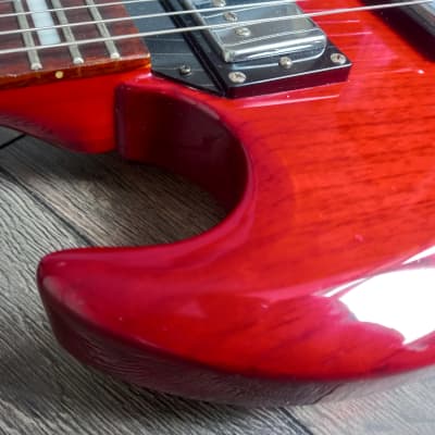 Westfield E2000 SG Electric Guitar in Cherry Red image 9