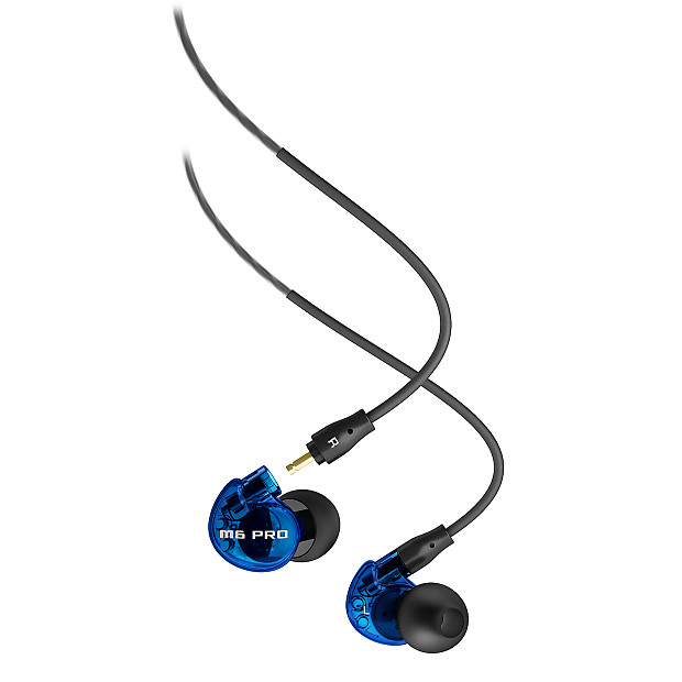 MEE Audio M6 PRO Noise-Isolating Limited Edition Blue In-Ear Monitors image 1
