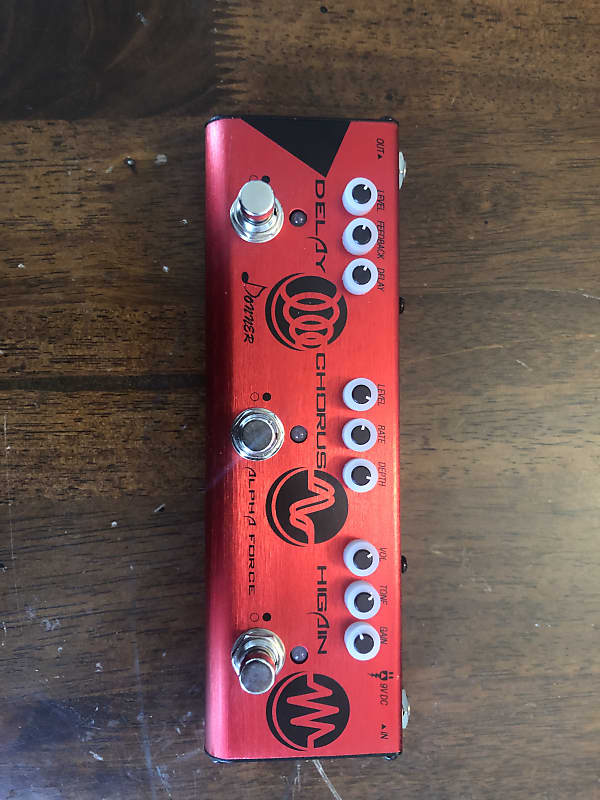 Donner Multi Guitar Effect Pedal Alpha Force 3 in 1 Effects Reverb