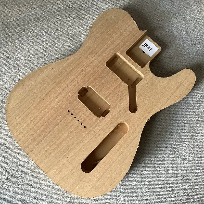 Unfinished Alder Wood Guitar Tele Style Body Reverb UK