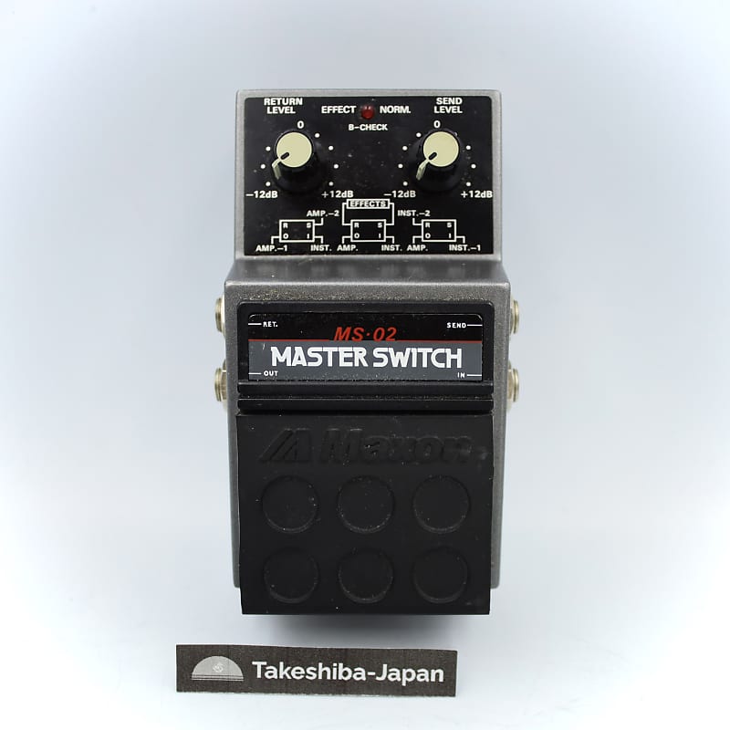 Maxon MS02 Master Switch Made in Japan Guitar Pedal Reverb UK