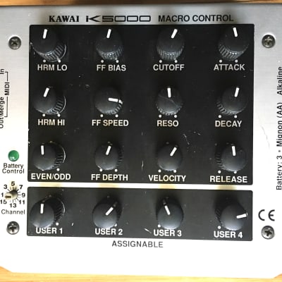 Kawai K5000R • Rare ! • Version 4.03 OS • Memory Expanded • Macro Control Box ! image 10