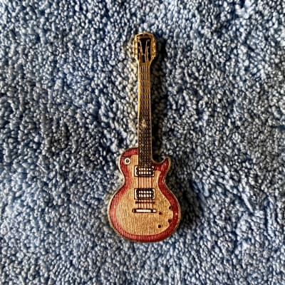 Vintage Gibson Les Paul Standard Miniature Lapel Pin Art for sale
