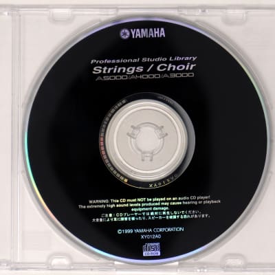 Yamaha Professional Studio Library Strings/Choir A5000/A4000/A3000 Sample Library/Sound Library/Sampling CD 1990s