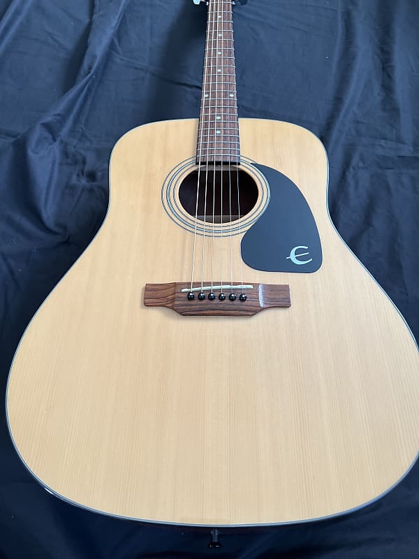 Epiphone PR-200 アコースティックギター Epiphone PR-200 Acoustic Guitar w/Case Black | Reverb