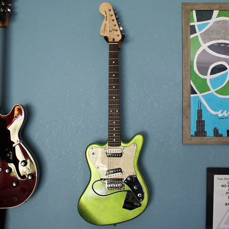 Squier (Fender) Paranormal Super-Sonic - Custom Acid Green