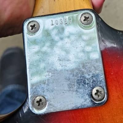 Fender Stratocaster 1959 - wine sunburst image 5