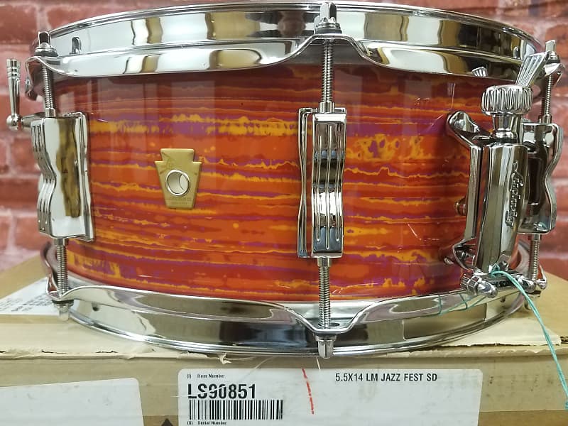 Ludwig Legacy Mahogany Reissue *Pre-Order* Mod Orange Jazz Fest 5.5x14