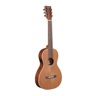 Artist OS60EQ Parlour Acoustic Electric Guitar Solid Top + HG Bag image 2