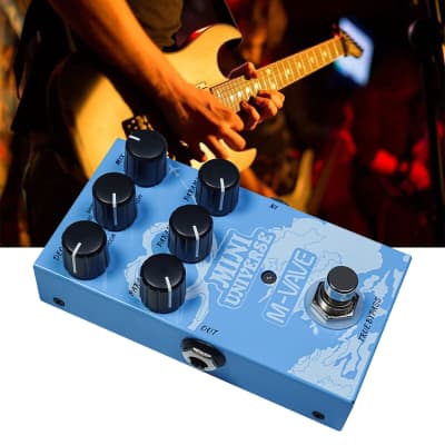 M-vave Cube BABY Rechargeable Multi Effects Pedal Delay Chorus Reverb  Effect for Electric Guitar/Bass/Acoustic Guitar