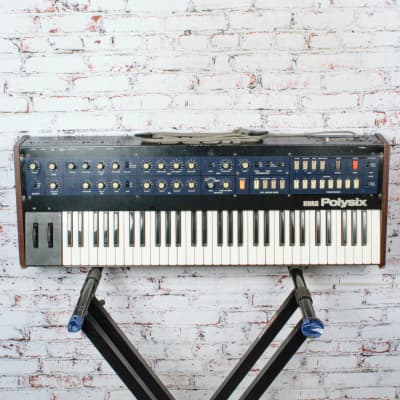 Korg - 1980's Polysix w/Tubbutec MIDI - 61 Key 6 Voice Analog Polyphonic Synthesizer - x4280 - USED