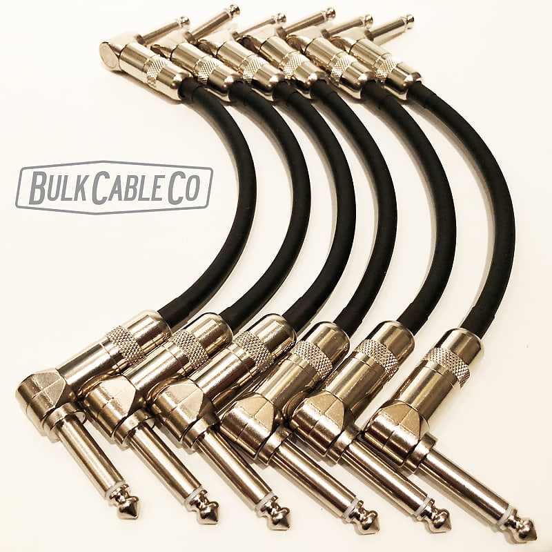 Mogami 2524 6” Patch Cables W/ Switchcraft 226 Right Angle