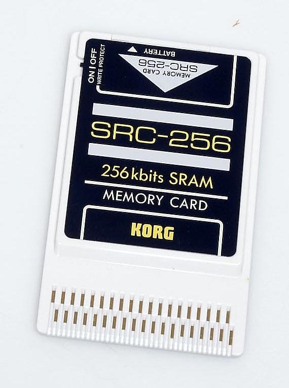 Memory Card Sram Src Used KORG SRC-512 512kbits SRAM MEMORY CARD