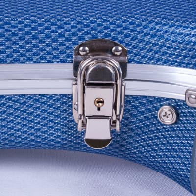 Crossrock, 0-String CRA800 Ukulele, Super Lightweight ABS Molded Hard Case (Tenor, Blue), (CRA860TUBL) image 7