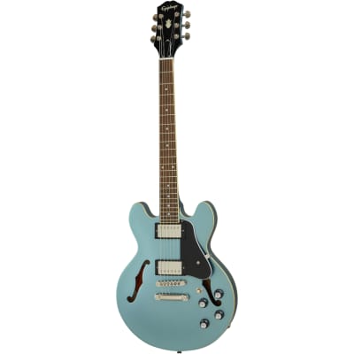 Epiphone ES-339 Semi-Hollowbody Electric Guitar, Pelham Blue image 2