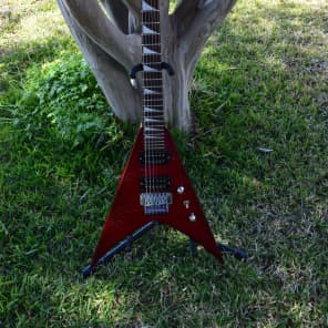 Jackson King V KV4 , Made in Japan, Flame maple top, floyd Jackson King V KV4 , Made in Japan, Flame maple top, floyd