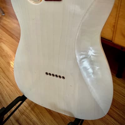 Waterslide Guitars T-Style Coodercaster PLEK'd White Blonde w/Lollar Supro Lap Steel+Charlie Christian Pickups image 5