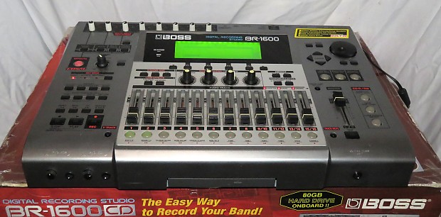 Boss BR-1600CD (1600 CD) Digital Recorder - Ver 2, 80GB, in Box ...