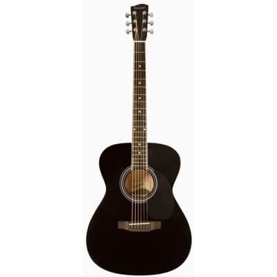 Savannah SGO-12-BK 000-Style Acoustic Guitar, Black for sale