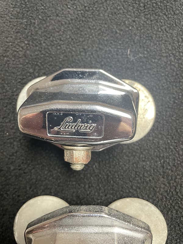 Ludwig THREE Vintage Tom Mounts/ Floor Tom Leg Brackets Reverb