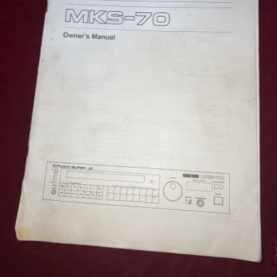 Roland MKS-70 Manual