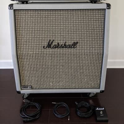 Rare Marshall DSL100 and 1960A Silver Edition 100W Half Stack Package     2005 Silver/Black image 2
