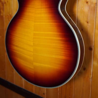 AIO SH-335 Semi-Hollow Body Guitar (ES-335 size) - Tobacco Sunburst (no case) image 16