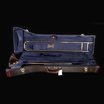 Bach 42BOG Stradivarius Profess Tenor Trombone F Rotor Open Wrap Gold Brass Bell image 11
