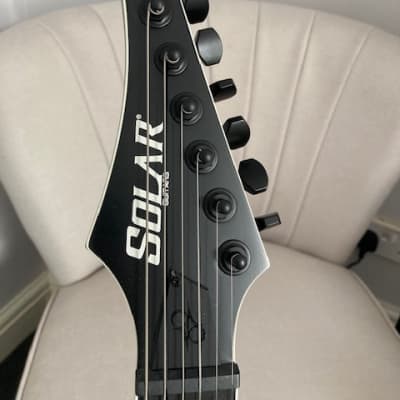 Solar Guitars S2.6C Carbon Black Matte 2022 - Carbon Black Matte image 2