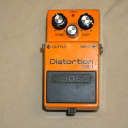 Boss DS-1 Distortion Pedal ds1 - Silver Label (Made In Taiwan / MIT) - 2002 Orange