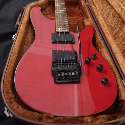 1985 Ibanez RS530 Roadstar II, 24 Fret, Red w/ Transparent Red